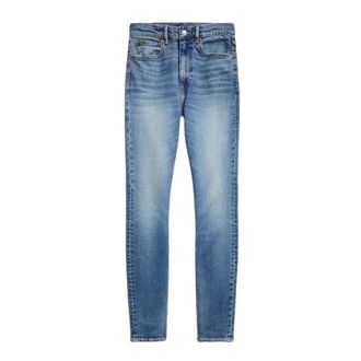Polo Ralph Lauren High Waist Skinny Jean Tompkins - Dames - Slim Fit Jeans - Blauw - W29 - Katoen - Jeans