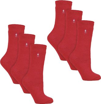 Heat Holders 6 Paar Dames Originele Dikke Winter Thermosokken