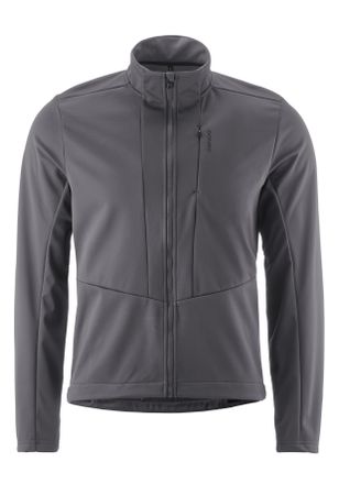 Gonso Fahrradjacke GONSO ADVENTURE JACKET SOFTSHELL M, Herren, Gr. 4XL, grau, 100% Polyester, Rundhals, Jacken Fahrradjacke, Herren Softshell-Jacke, Radjack
