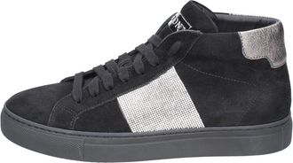 Stokton Sneakers, female, Black, Size: 7 US Suede Womens Sneakers