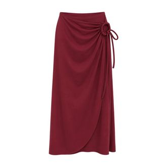 Max Mara Dames, Rokken, Rood, Maat: M