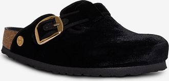 Birkenstock Lederpantoletten in Fohlenlederoptik Boston