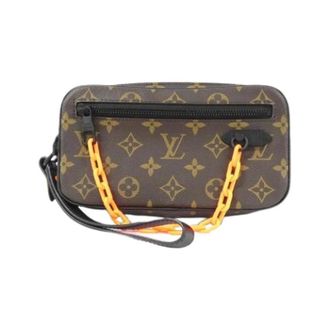 Louis Vuitton Pre-owned Clutches, male, Brown, Size: ONE SIZE Pre-owned Monogram Solar Ray Pochette Volga Bag