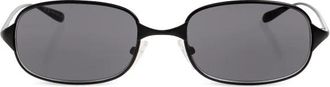 Alexander McQueen 57mm Rechthoekige Zonnebril - unisex - Zonnebrillen - Zwart - ONE Size - Accessoires