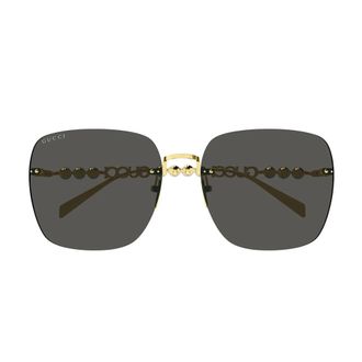 Gucci Sunglasses, unisex, Yellow, Size: 63 MM Pearl Sunglasses