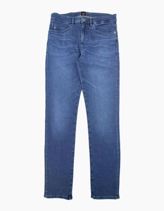 HUGO BOSS Mens Hugo Boss Delaware3-1 Slim Fit Jean Dark Blue 416 - Size: W33-L32