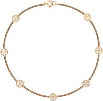 Tory Burch Collana Miller Pav&eacute; - Oro