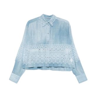 Ermanno Scervino Mujer, Blusas y Camisas, Azul, Talla: XS