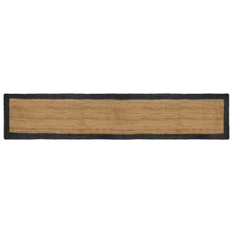 vidaXL Alfombras De &Aacute;rea Gris Oscuro 60 X 400 Cm Yute Vidaxl
