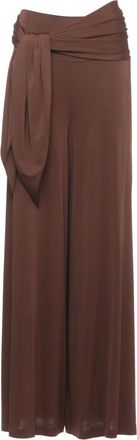 Marella Broeken, Dames, Bruin, L, Wijde broek