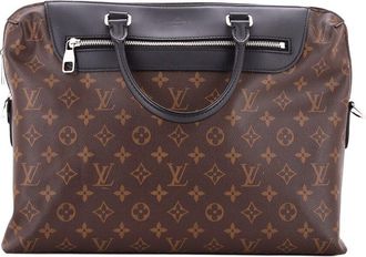 Louis Vuitton Black Macassar Monogram Canvas Porte-Documents Jour Nm (Authentic Pre-Loved)