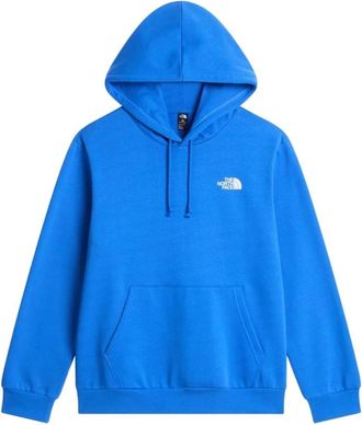 The North Face Evolution Box NSE Regular Hoodie - Heren - Outdoor shirts - Blauw - L - Katoen - Fitness