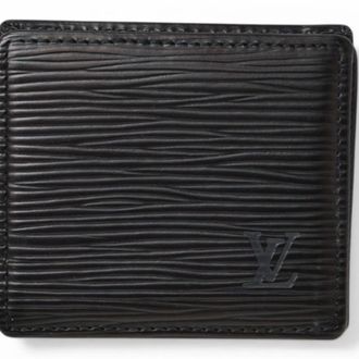 Louis Vuitton Epi Black Epi Leather Coin Purse/Coin Case (Pre-Owned)