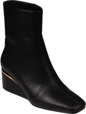Ninety Union Mona Square Toe Wedge Boot in Black at Nordstrom Rack, Size 12