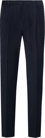 HUGO BOSS Hugo Mens Hesten214f2 Slim Fit Trousers in DBlue 405 - Blue - Size 38W/32L