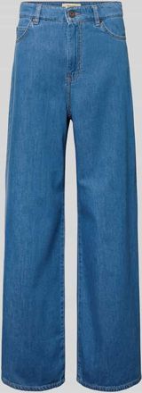 Max Mara Wide Leg Loose Fit Jeans aus reiner Baumwolle Modell VEGA in Jeansblau, Gr&ouml;&szlig;e 34