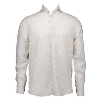 John Miller Lange Mouw Overhemd Lichtbruin - Heren - Casual Overhemden - Beige - 5XL - Overhemden
