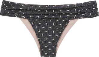 Clube Bossa Percy graphic-print bikini bottoms - women - Polyamide/Elastane - GG - Black