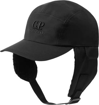 C.P. Company Chrome-R Baseball Cap - Heren - Petten - Zwart - L - Accessoires