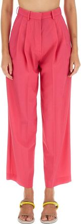 Alysi Wool Pants-Donna