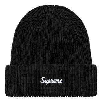 SUPREME FW26 Loose Gauge Beanie Black SUP-FW26-2020-BLK