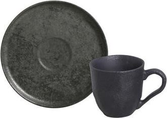 Porto Brasil Coffee Cup & Saucer - Set of 6 in Chromium at Nordstrom