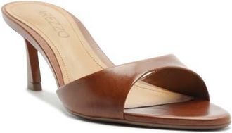 Arezzo Aubrey Mid Stiletto Sandal in Soul Natural at Nordstrom, Size 9