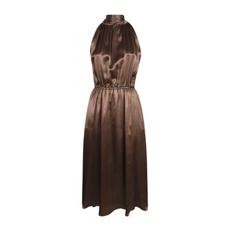 Crida Milano Crida Dresses Brown - female - Crida Milano - Midi Dresses - Brown - L/XL - Dresses