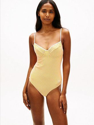 Tommy Hilfiger Essential Seersucker Demi Cup Swimsuit