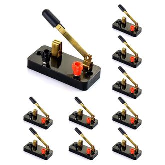 OEM Paquete De 10 Interruptores Unipolares De Una V&iacute;a Para Laboratorio De F&iacute;sica