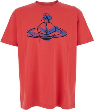 Vivienne Westwood Heren, Tops, Rood, Maat: L Katoen