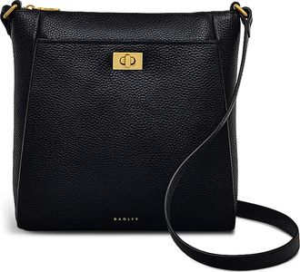 Radley London Brooke Avenue Small Zip Top Crossbody Bag in Black at Nordstrom Rack