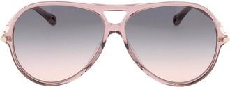 Chlo&eacute; Ch0395S Zonnebril - Dames - Accessoires - Roze - Maat: ONE Size