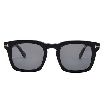 Tom Ford Dax Polarized Smoke Square Mens Sunglasses FT0751 01D 50
