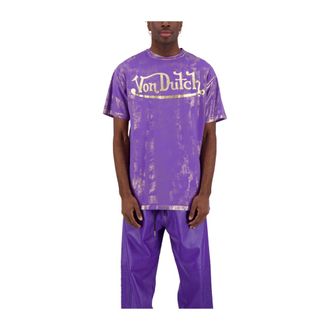 Von Dutch VON Dutch, Heren, Tops, Paars, Maat: XL