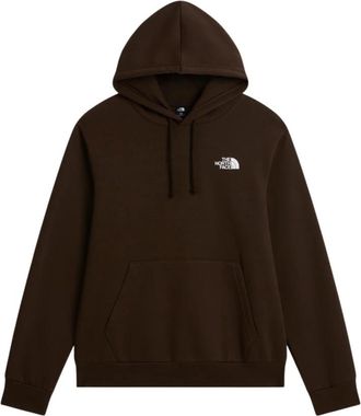 The North Face Evolution Box NSE Regular Hoodie - Heren - Outdoor shirts - Bruin - S - Katoen - Fitness