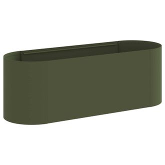 vidaXL Cama De Jard&iacute;n Elevada Verde Oliva 120 X 40 X 40 Cm Vidaxl