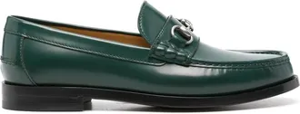 Gucci Horsebit-detail Leather Loafers