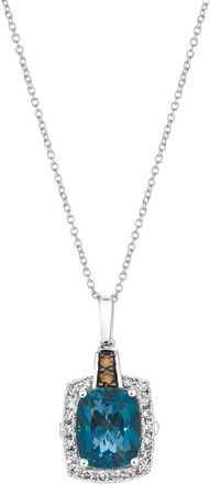 Le Vian Celestial 14K 3.38 Ct. Tw. Diamond & London Blue Topaz Pendant Necklace