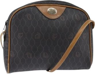 Dior Pre-owned Cross Body Bags, female, Brown, Size: ONE SIZE Pre-owned Vintage Honeycomb Shoulder Bag