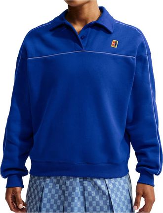 Nike (WMNS) Nike Court Collection Fleece T-Shirt Old Royal IU3253-417