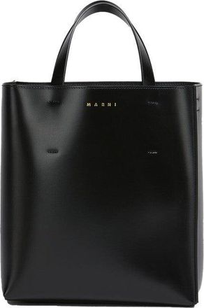 Marni Small Museo Leather Handbag - Black