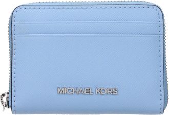 Michael Kors Accessoires, Dames, Blauw, ONE Size, Leer, Leather Cardholder