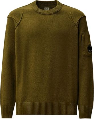 C.P. Company sleeve-pocket sweater - Green