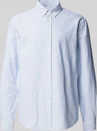 Samsøe & Samsøe Regular Fit Freizeithemd mit Button-Down-Kragen Modell SALIAM in Hellblau, Größe XXL