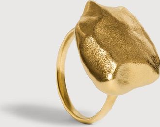Monica Vinader Gold Fragments Bold Ring