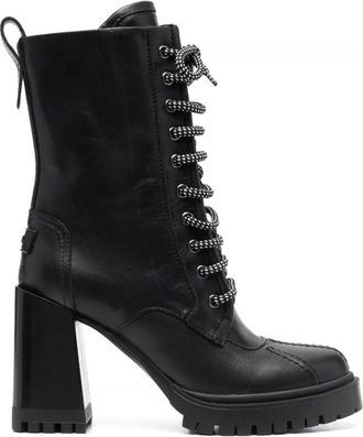 Furla Schoenen, Dames, Zwart, 40 EU, Leer, 95mm Climb Wandelschoenen