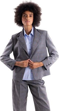 Marella Mllafone Jas - Dames - Blazers - Grijs - XS - Polyester - Jassen
