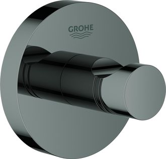 GROHE Essentials Soporte De Pared Met&aacute;lico Con Fijaciones Ocultas, Grafito Duro (40364a01) - Grohe