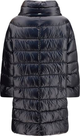 Herno Womens Midi Down Jacket Nero Polyester Coat